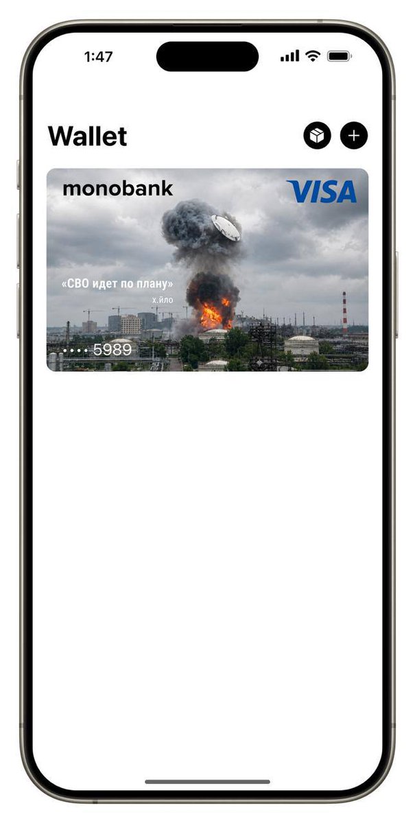 414magyarbirds's tweet photo. New Apple Pay and Google Pay skins from Ukraine’s online bank Monobank. https://t.co/9WJ7Q1GP1s