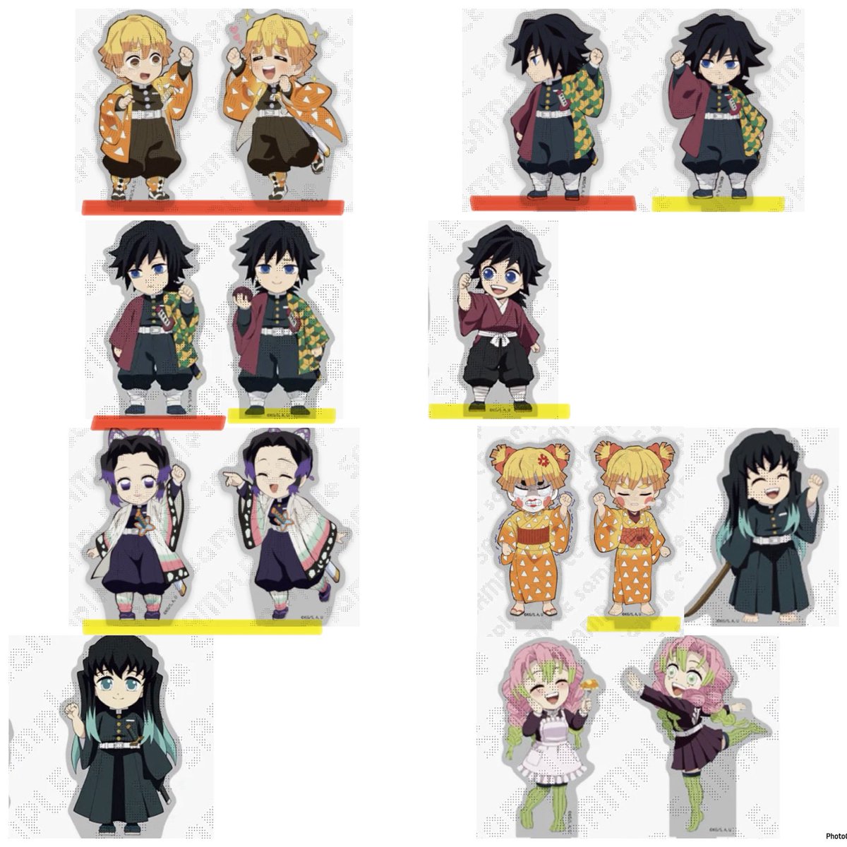 yuyuztn's tweet photo. ＜交換＞鬼滅の刃 繋がる アクリルスタンド アクスタ

譲→炭治郎,玄弥,鱗滝,伊黒,実弥,宇髄,煉獄,禰豆子,カナヲ,しのぶ,蜜璃,堕姫,玉壺,狛治
求→画像3,4(赤>黄>無印)

画像4は画像3を含む場合か、画像1,2の赤線との交換のみ
立志編善逸は左右合わせての交換希望
お気軽にお声掛けください。 https://t.co/WNxTLTEP7b