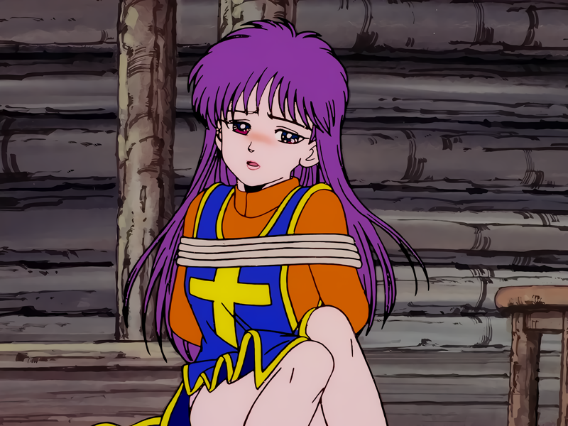 p91MJ3's tweet photo. 〈ドラゴンクエスト ダイの大冒険(1991) 1話　その2〉
 表情がくすぐりで歪んだり色仕掛けで紅潮させたりと様々な姿を見せて素晴らしい https://t.co/aPU5v928X6
