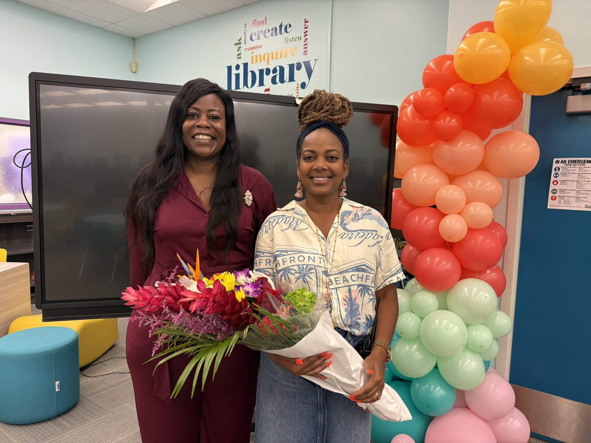 RockIslandElem's tweet photo. Principal Priester visited @AP_StephBallard on her first official day as Intern Principal at Tropical Elementary, her home away from home for the summer! Many blessings to you, Intern Principal Ballard, as you embark on a successful summer ‘abroad’! https://t.co/lGpGNoLOZe