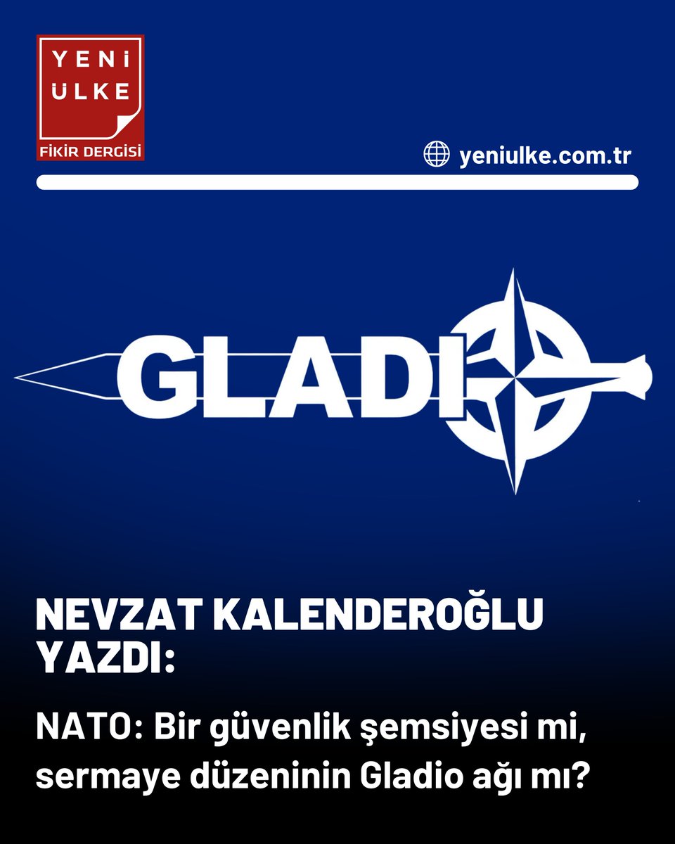 yeniulkedergisi's tweet photo. 📌 Sağcısı, liberali, milliyetçisi, muhafazakârı, hatta düzen içine çekilmiş sosyal demokratı açısından NATO, sorgulanabilir bir tercih değil; güvenlik, sermaye düzeni ve devlet sürekliliği adına korunması gereken stratejik bir çerçevedir. Tartışma “Türkiye NATO içinde nasıl daha güçlü olur”, “ABD ile pazarlık nasıl yürütülür” ya da “Batı ile ilişkiler nasıl dengelenir” düzeyinde kalırken; NATO’dan kopuş ise düzen dışı bir ihtimal olarak görülür.
👇 
https://t.co/3Z7B4kzb7C