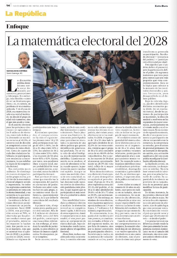 haivanjoe's tweet photo. Puede ser de interés la lectura de mi nuevo artículo @FPcomunica , @PRM_Oficial  y @PLDenlinea : https://t.co/9SsmOTv2ke https://t.co/4Qfj6HehdH