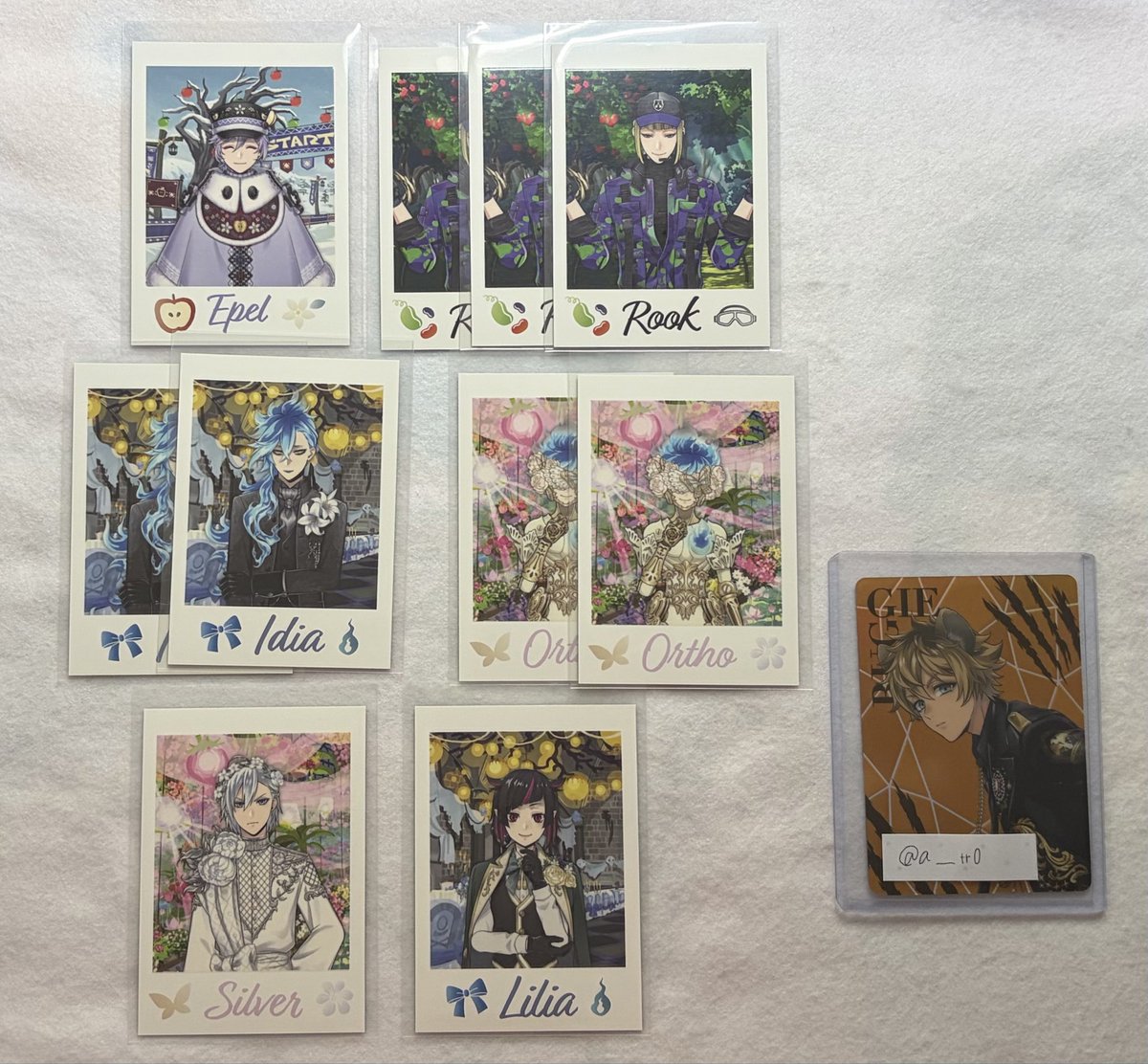 a__tr0's tweet photo. 【交換】 ツイステ フォトカ カードコレクション ツイステ展 くつろぎマイルーム

〈譲〉 1.2.3枚目

〈求〉 4枚目

✧郵送または福岡手渡し(日にち要相談)

お気軽にお声掛けください🎀 https://t.co/tn7jaMqC9m