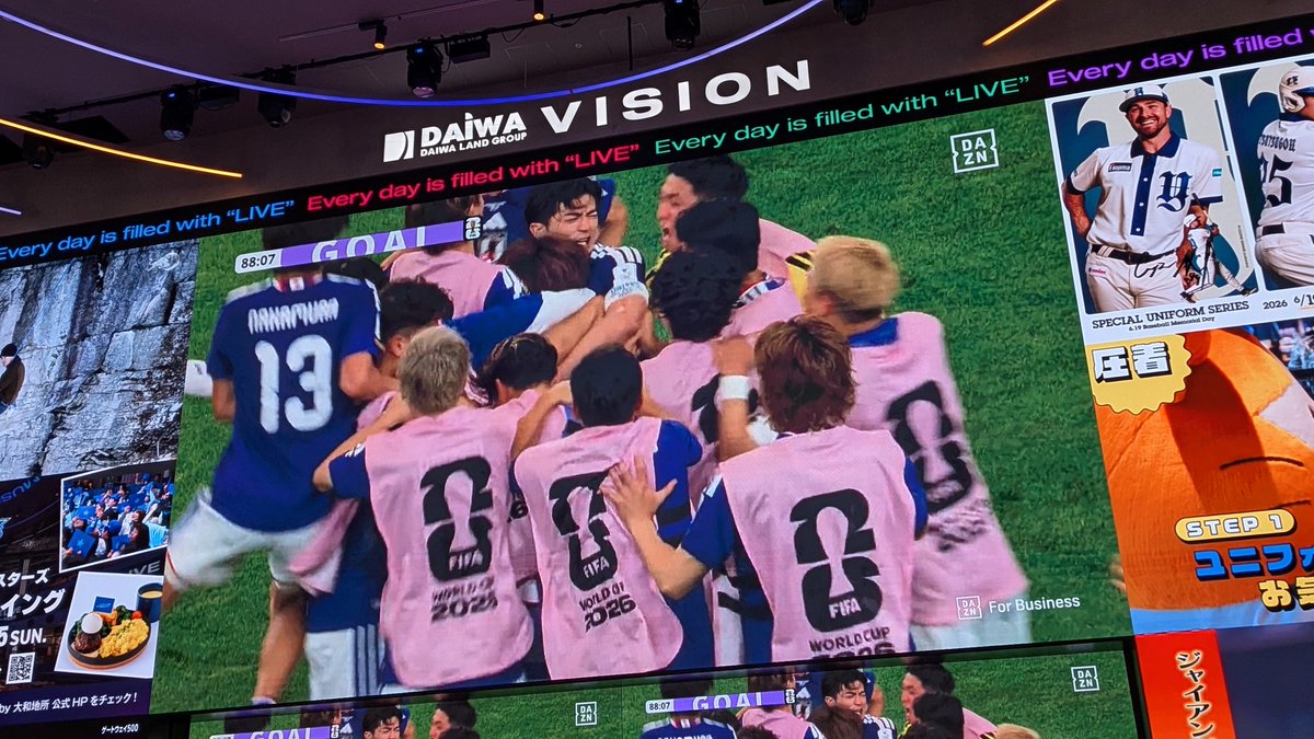 iwazun_'s tweet photo. ダラスのTexas Live! じゃなく
関内のTHE LIVE ⚽ こちらで日本戦復習🙂 https://t.co/1d9oYMrGjx