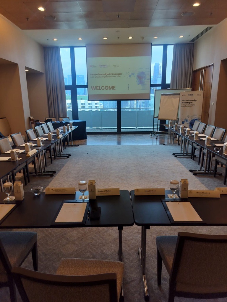 Cloud4Cservices's tweet photo. We’re live in Singapore!
Cloud4C has brought together APAC technology leaders for an exclusive executive roundtable on AI, cybersecurity, data governance, and digital resilience.
Big conversations. Real insights. Strategic decisions.
Follow for live updates.

#AI #CyberSecurity https://t.co/jA1LhTm51l