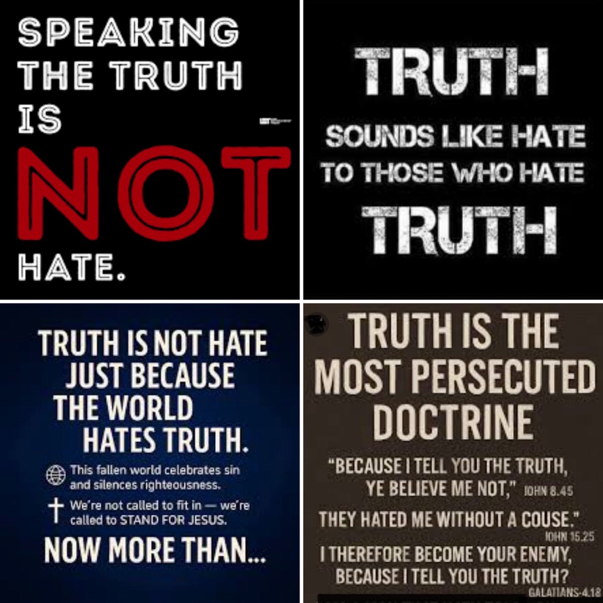 compactapro's tweet photo. @UNDP #TRUTH IS THE MOST PERSECUTED DOCTRINE
"BECAUSE I TELL YOU THE TRUTH, YE BELIEVE ME NOT,"
(Jn8:45)
THEY HATED ME WITHOUT A CAUSE (Jn15:25)
I THEREFORE BECOME YOUR ENEMY, BECAUSE I TELL YOU THE TRUTH ? (Gl4:16; Mt10:22) #truthtalker #notohate #hateallevil (Pv8:13) @UNHumanRights https://t.co/sPeO0x71Z1
