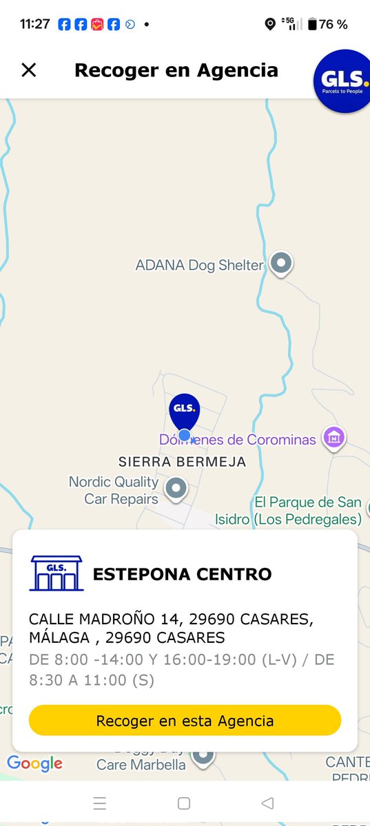 roarca87's tweet photo. @GLS_Spain he pasado de querer trabajar con ellos como agencia de reparto a desear que no me manden ningún paquete más con ellos. 1 semana de retraso y 0 información de donde están mis paquetes. Vas al almacén que es punto de recogida y está cerrado pero en la app aparece abierto https://t.co/AqvPoTEBkv