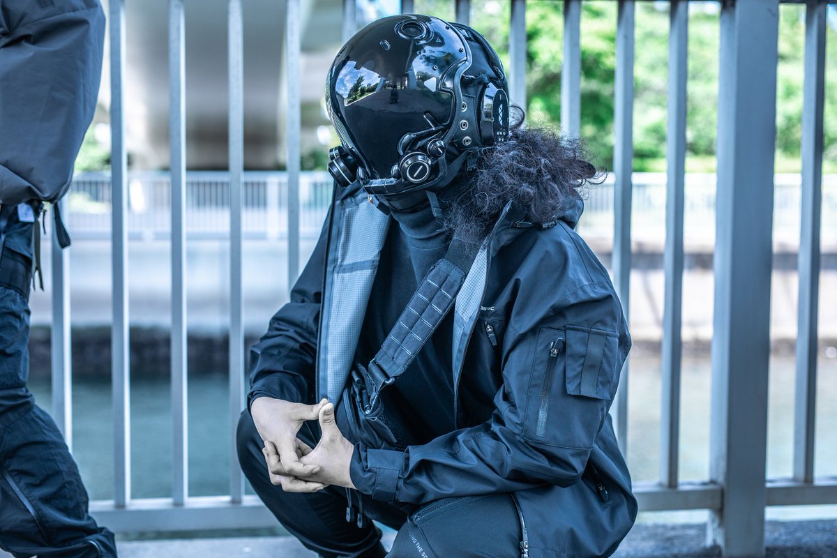 BELDIO_E's tweet photo. ブラック・スクリーン・ヘッド

撮った人:@kaerukundes
頭持ち主:@Berin5311_be
#Machine56 #メカヘッド https://t.co/M0bp0IysnQ