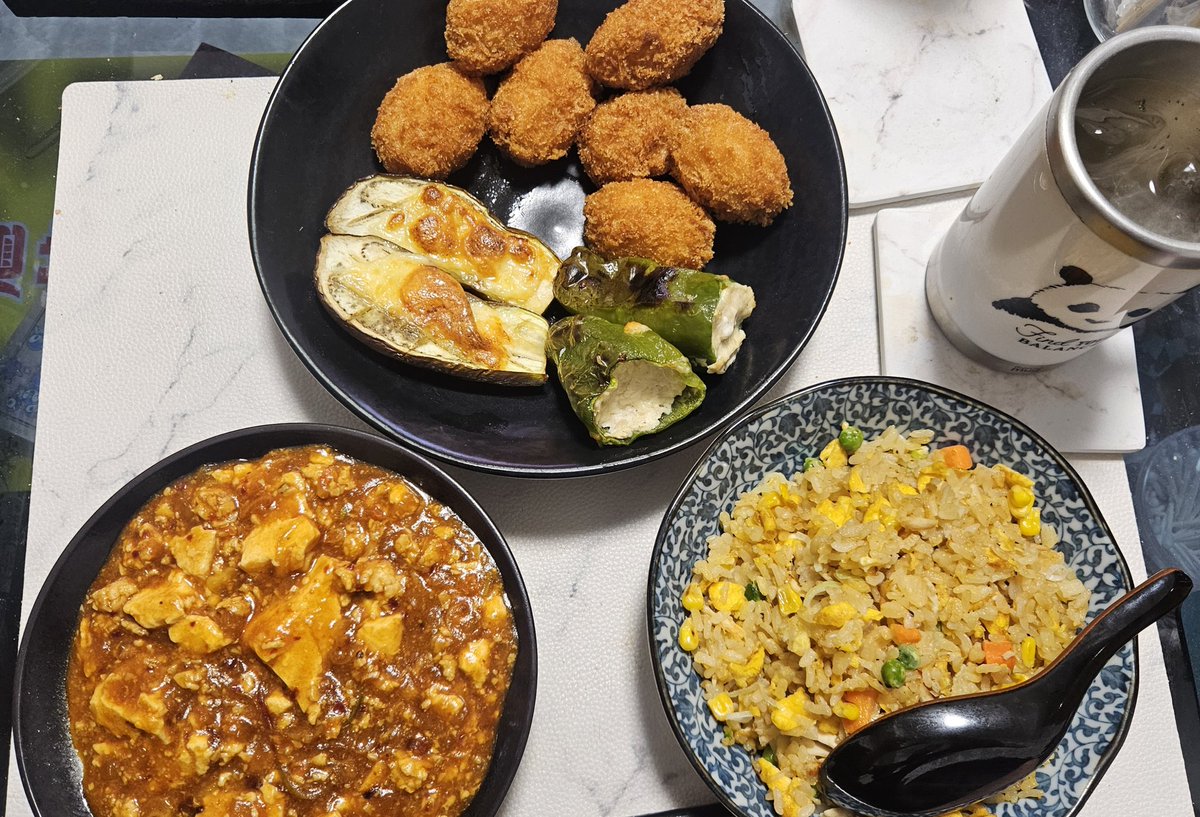 daimao_bon's tweet photo. サンシャイン池崎の動画見て麻婆豆腐食べたくなったので https://t.co/4SGx25QmgX