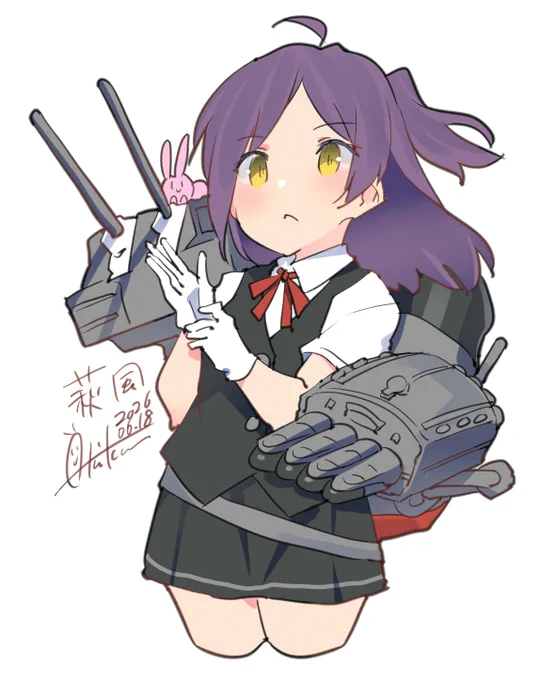 萩風『萩風、出撃します!』 #艦これ #萩風 #艦これ版深夜の真剣お絵描き60分一本勝負 #艦これ版真剣お絵描き60分一本勝負_20260618