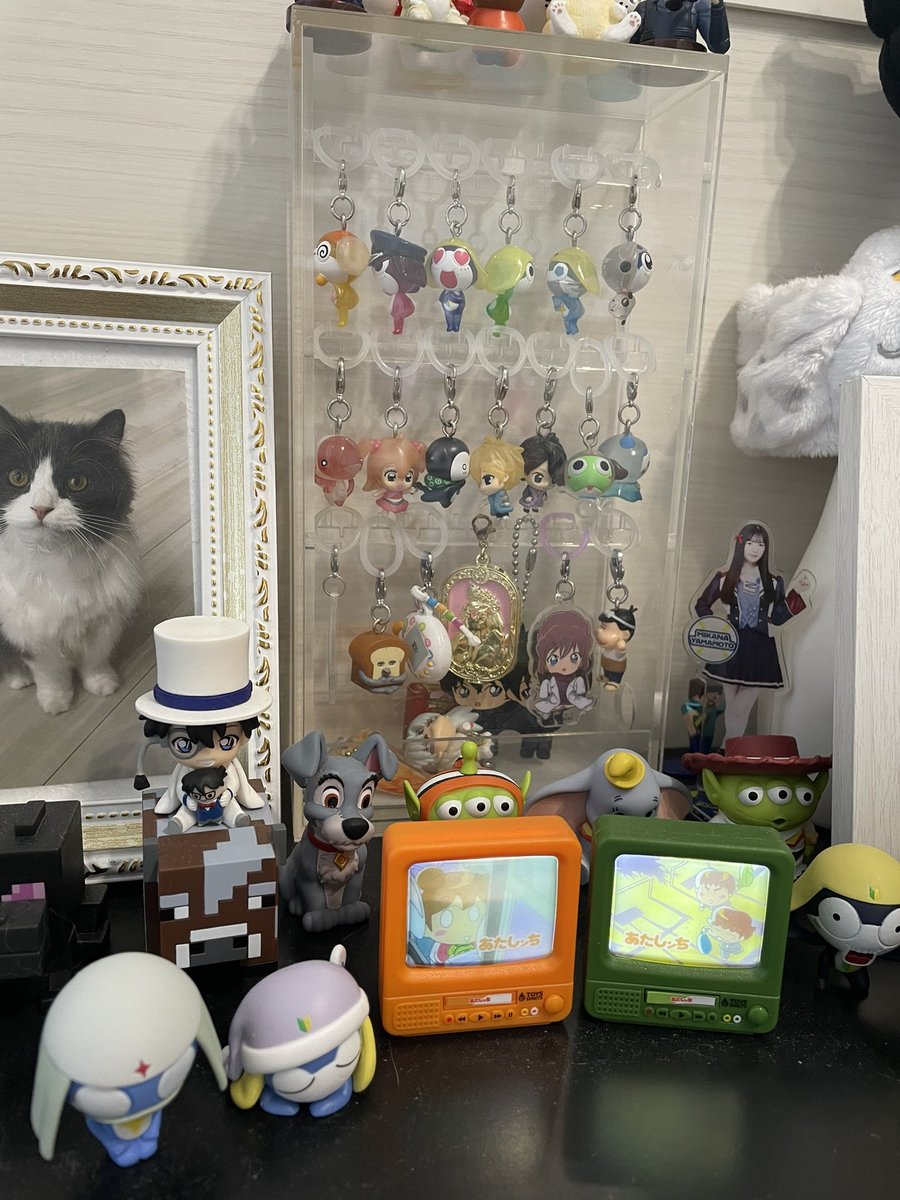 mmm__85's tweet photo. 無印で買ったアクセサリーケースにめじるしいれてるけどみんな色んな方向向いてる😂ちびケロとちびドロお話してる🥹♡まちぼうけドロロは今日お迎えした✨ https://t.co/iqk2nJrISj