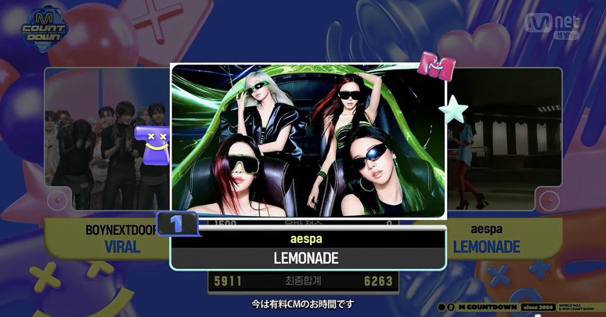 aespavote1117's tweet photo. #aespa #Lemonade  
#aespa52ndWin  
#Lemonade1stWin  
#에스파1위 #레모네이드

🏆 I’ll make it LEMONADE🍋 https://t.co/LqskG3JfgP