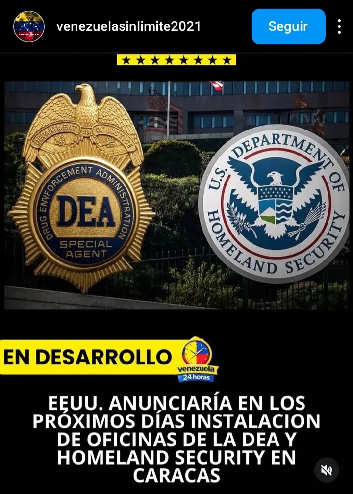 meridarebelde18's tweet photo. 🚨 ÚLTIMA HORA 🚨 
¡Se lo están pasando por la cara a los Chavistas!
EEUU anunció la instalación de oficinas de la DEA y Homeland Security en Caracas. Una jugada que demuestra quién tiene el verdadero control en Venezuela. 🇺🇸🇻🇪 https://t.co/Xh22sIQIKn