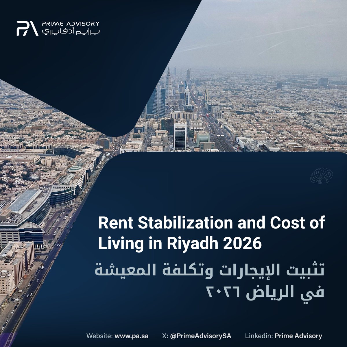 PrimeAdvisorySA's tweet photo. الرياض تتجه نحو سوق عقاري أكثر استقرارًا وشفافية، مع إصلاحات تهدف إلى تعزيز جودة الحياة واستدامة الاستثمار.
للمزيد:https://t.co/I1au4RbD7R #الرياض
#العقار
#العقارات_السعودية
#السوق_العقاري
#الاستثمار_العقاري
#الإيجارات https://t.co/pJHkH62CAt
