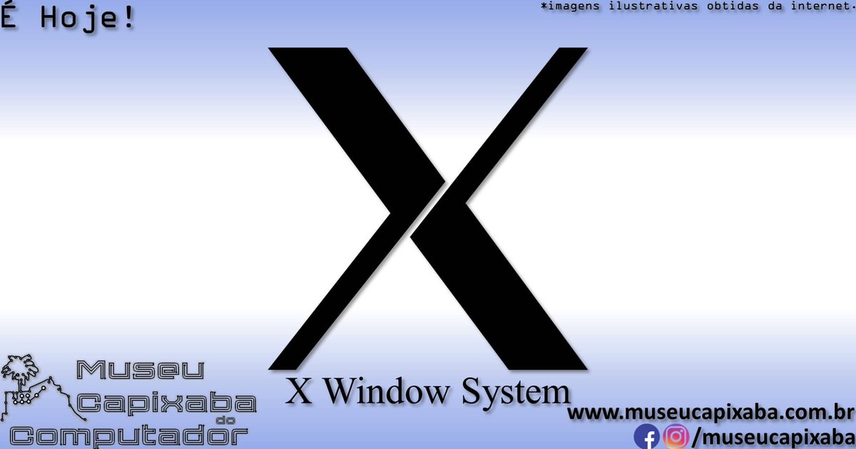 museucapixaba's tweet photo. É hoje! O X Window System de 1984.
+em https://t.co/kFLCMp5Md2
#MuseuCapixaba #mcc #éhoje #museu #Tecnologia #retro #geek #XWindowSystem #JamesGettys #RobertWilliamScheifler #XWindow #XOrg #XOrgFoundation #X11 #XClient #AthenaProject #DEC #GUI #IBM #Linux #MIT #Unix #Wayland https://t.co/6L5RS5Sg9U