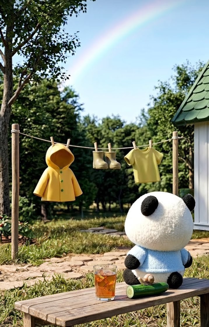 Chibisuke_Panda's tweet photo. 梅雨🐌☔
お🐼ちゃん転んじゃったね🥲
🚿浴びてお洗濯🧺😊☀
＃TikTokお買いものパンダ https://t.co/fYUdxxXTBW
