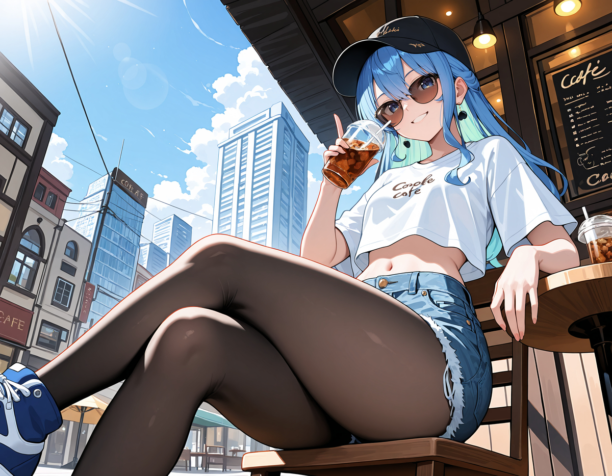 R_d_nier's tweet photo. ホットパンツすいちゃん

オフショット的な感じで。
腰下を魅せたい構図だったので貧乳の方に御願……すいませんその斧しまって下さい。
#AIart　#星街すいせい (1/1) https://t.co/CXa565iFay