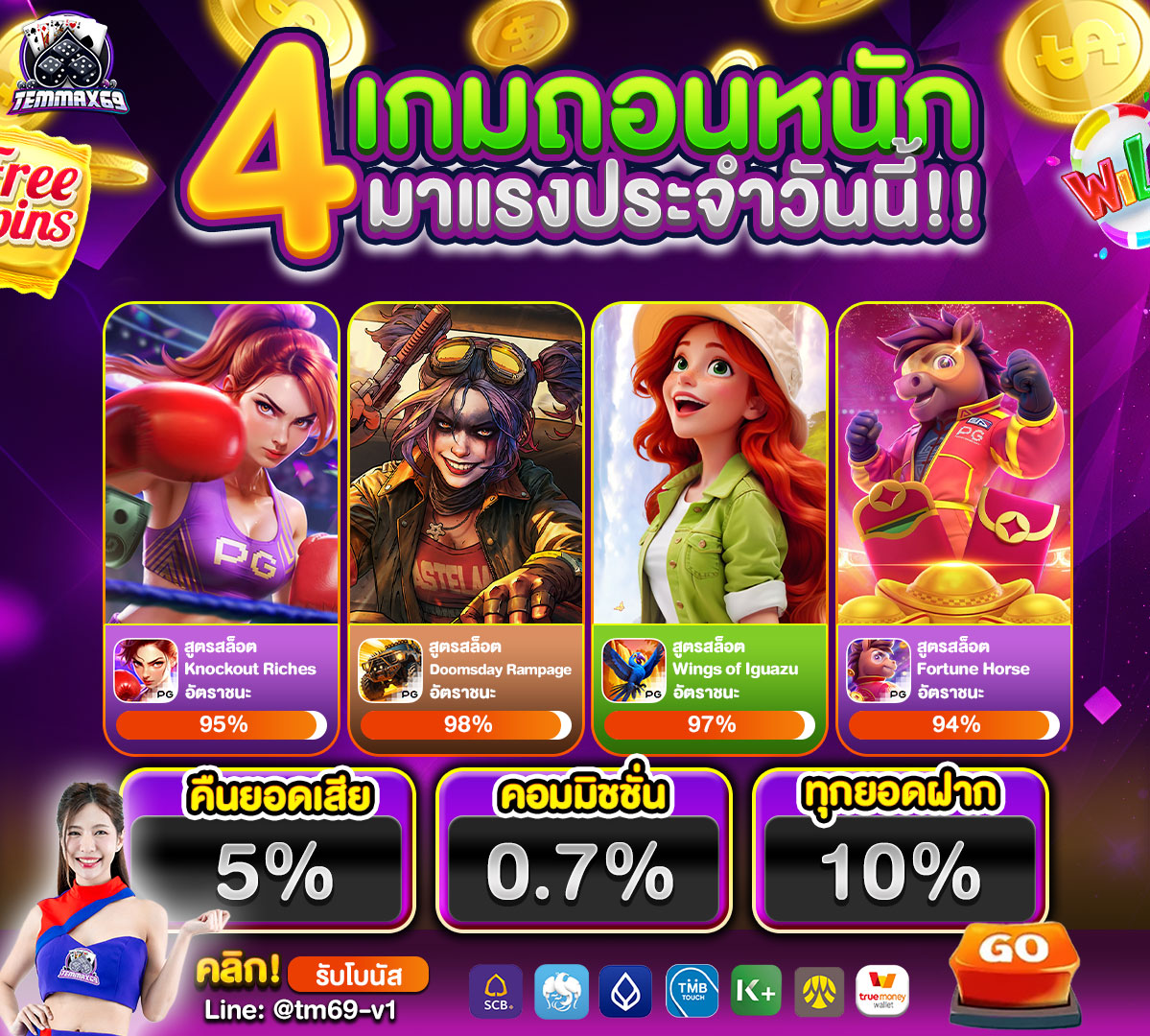 temmax69's tweet photo. 🎉วันนี้มารับทรัพย��ด่วน!🔥
🎰เกมถอนหนัก มาแรงประจำวันนี้🥳

💰ระบบฝาก-ถอนรวดเร็ว ❌รอไม่นาน
💼กระเป๋าเดียว ไม่ต้องโยก สะดวกมากก!
✅เริ่มต้น 1฿ เล่นได้ทุกเกม

เข้าเล่นเลย! 👉🏻 https://t.co/9Aw2KPQVKL

#เกมแตกหนัก #เครดิตฟรี #slotpg #แนะนำเกม #แจกเครดิตฟรี2026 https://t.co/aq3adQn1uu