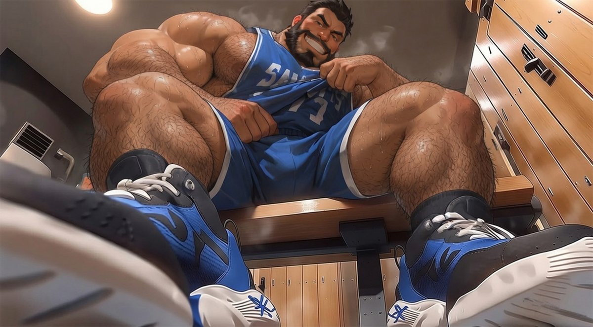 StubbleHunk's tweet photo. #muscleboys #gay #Bara #GravesThe  Graves character pack has now been released on Patreon!

There's still one more character pack coming this month featuring Batman, which will be available soon. At the end of the month, I'll also be releasing a standalone Endeavor character pack along with a new comic.

At the same time, I'll gradually begin working through my commission queue.

Thank you all so much for your continued support. I truly appreciate it!

Wishing everyone all the best, and have a wonderful day!