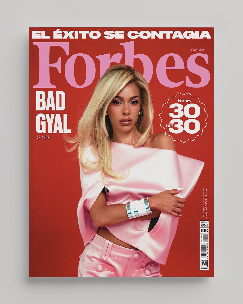 BadGyalUpdates's tweet photo. Bad Gyal protagoniza la portada de Forbes 30 Under 30 España, convirtiéndose en la única figura destacada de esta edición. https://t.co/NIn0bwns5b