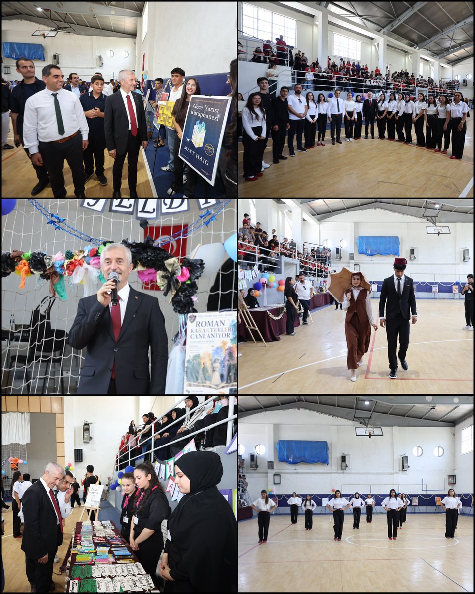 mtahmazoglu's tweet photo. Özel İdare Anadolu Lisesi öğrencilerimizin hazırladığı Roman Karakterleri Canlanıyor sergisine katıldık.

Kitapların dünyasını sahneye taşıyan öğrencilerimizin emekleri, hayal güçleri ve başarılı performansları takdire şayandı.

Bu anlamlı etkinliğin hazırlanmasında emeği geçen öğretmenlerimizi ve öğrencilerimizi tebrik ediyor, başarılarının devamını diliyorum. 📚🎭

#Şahinbey #Gaziantep