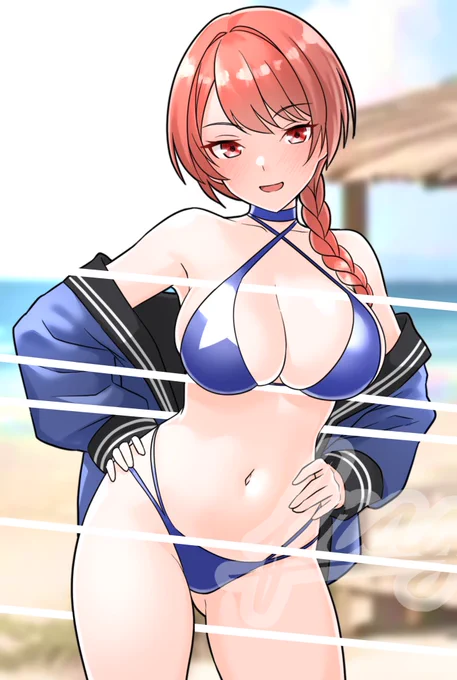 こう…か……? ネヴァダさんに実験台になって貰いました( 'ω')