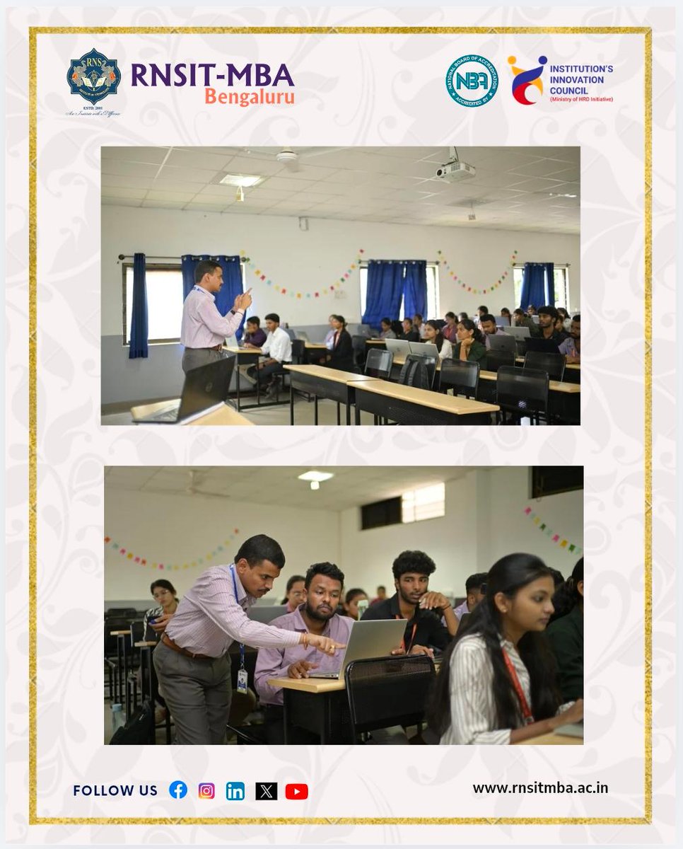 rnsit_mba's tweet photo. 🌍 Global Supply Chain Management Simulation
RNSIT MBA hosted a supply chain simulation on 17th June, helping students understand global supply chain operations and improve decision-making skills through practical learning.
#RNSITMBA #SupplyChainManagement #SimulationLearning https://t.co/mV7eB10wNv