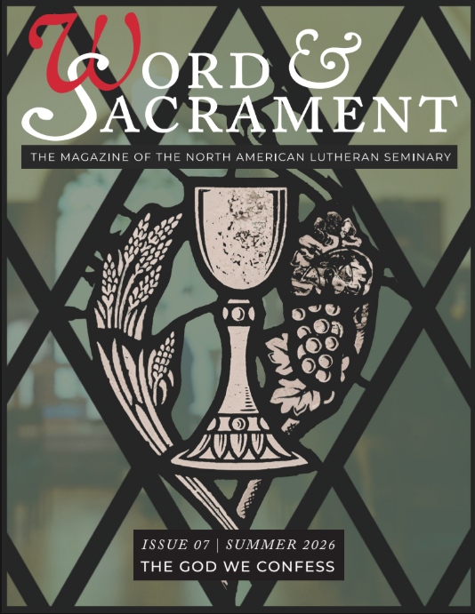 davidjluy's tweet photo. New issue of our NALS magazine, Word and Sacrament--with contributions from @FredFredSanders, @glennbutner, @Alex_H_Pierce, and yours truly (inter alia). Link to digital version posted below... https://t.co/D9QdD49aI2