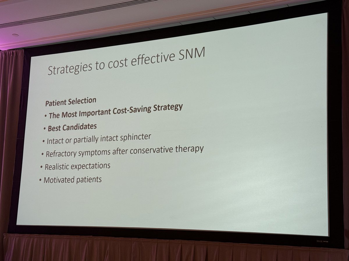 SWexner's tweet photo. @luciacolorectal @PortalSBCP delivers an elegant comprehensive presentation at @MedStarHealth @MedStarGUH @MedStarWHC @Georgetown @isfgs #AICRDS26 on cost-effective sacral Neuromodulation https://t.co/F15DPa00vf