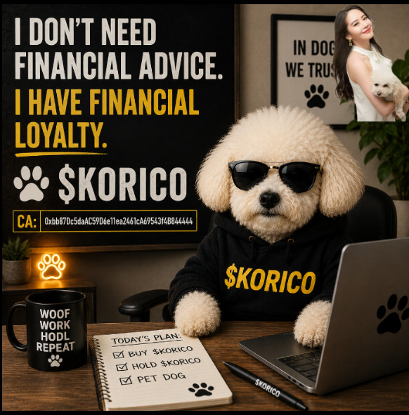 latawrites's tweet photo. Financial advice changes every day.

The dog never changed.

$KORICO

CA:
0xbb87Dc5daAC59D6e11ea2461cA69543f4B844444 https://t.co/JLLStti6Vp