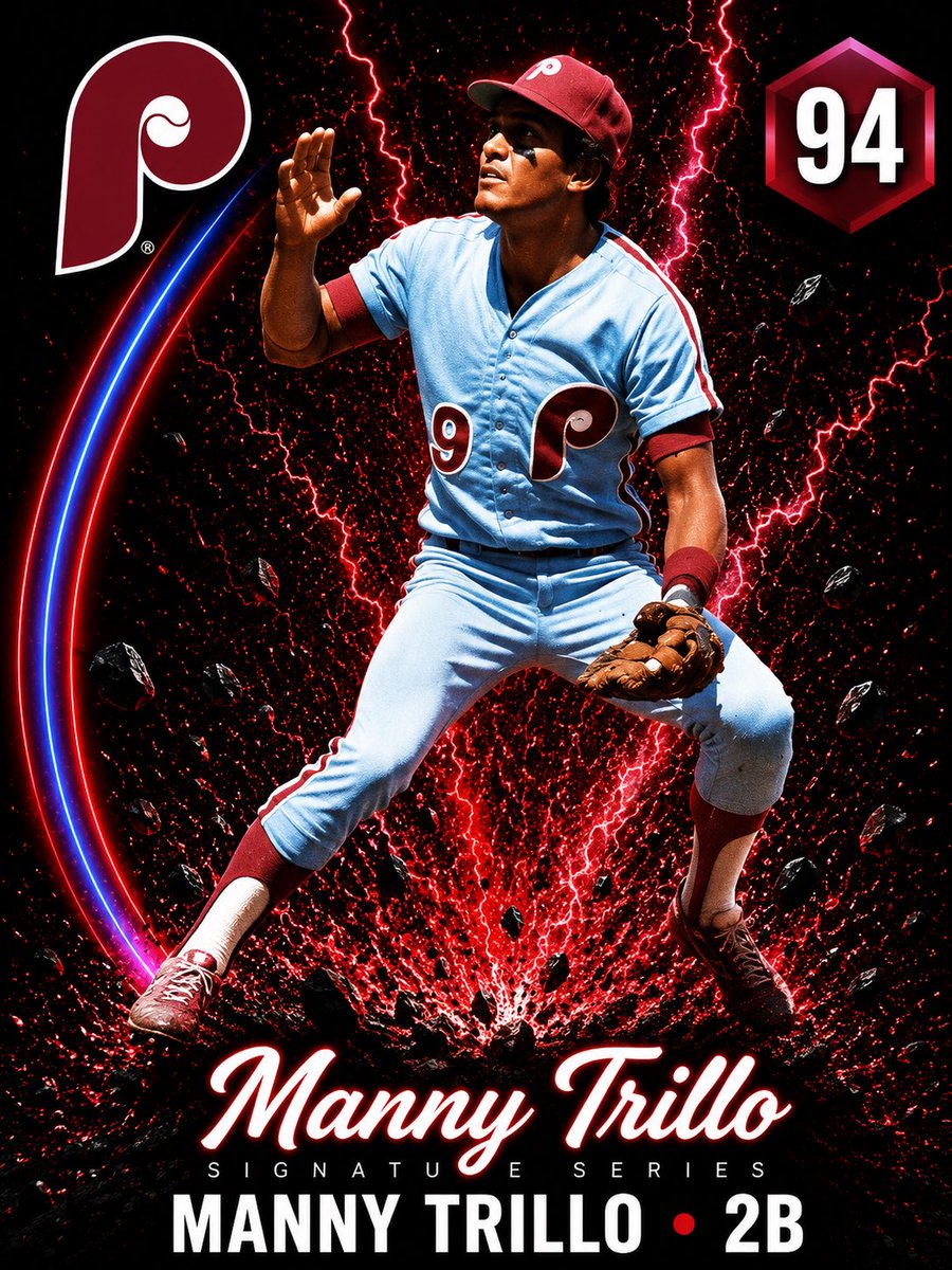 BaseballShaman's tweet photo. Through the Decades Legends Concepts. We need Legends from Mario Mendozas all the way up, so here we go with the FORGOTTEN Phillies Edition. Bob Dernier, Manny Trillo, Ivan DeJesus, and Jerry Martin.
@CBrevMLB @Ashley22Sanders @MLBTheShow https://t.co/gCxjL1uQS8