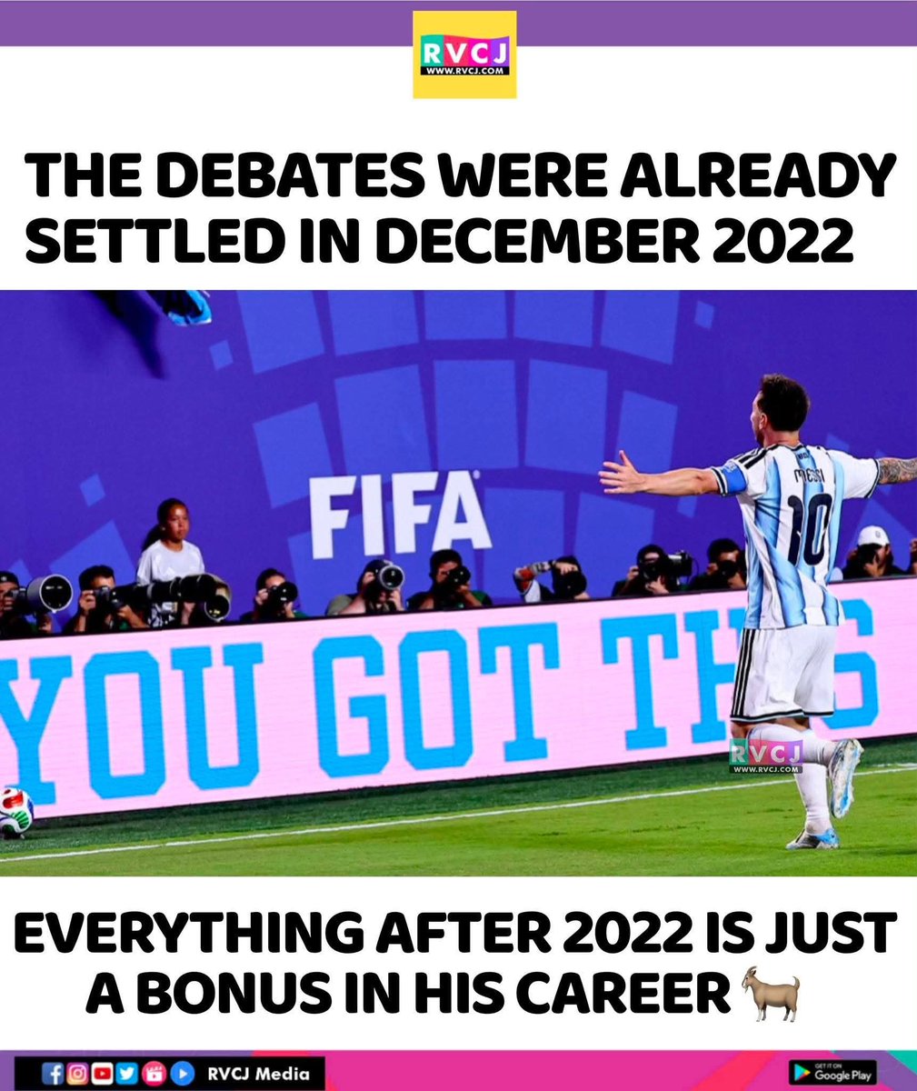 RVCJ_FB's tweet photo. The GOAT Lionel Messi!!🐐👑🫡 https://t.co/ccLvIKe6Kn