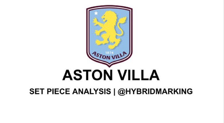HybridMarking's tweet photo. Aston Villa | Attacking Set Piece Analysis 2025/26 

Fancy a break from the World Cup?

A Video analysis of Aston Villa’s Set Pieces in their Premier League and Europa League campaign

29 total goals scored 

Phenomenal return from Austin MacPhee 

A thread 🧵 

@tacticlipfutbol https://t.co/AP37V8XxWr