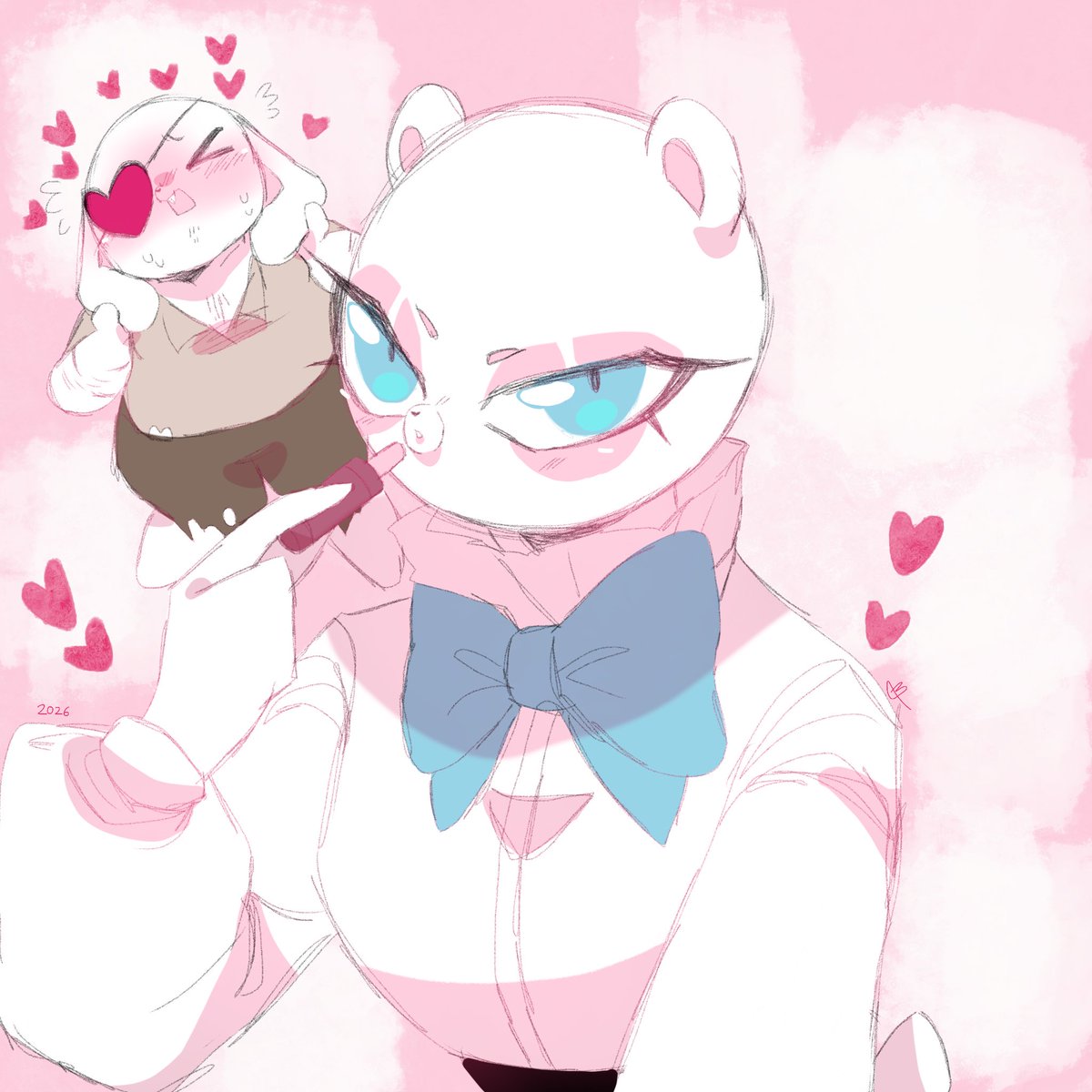 Ania_chanUwU's tweet photo. 🩵🩷🤍#unicornwars #moffy #gregorio https://t.co/dVL7nC5ssO