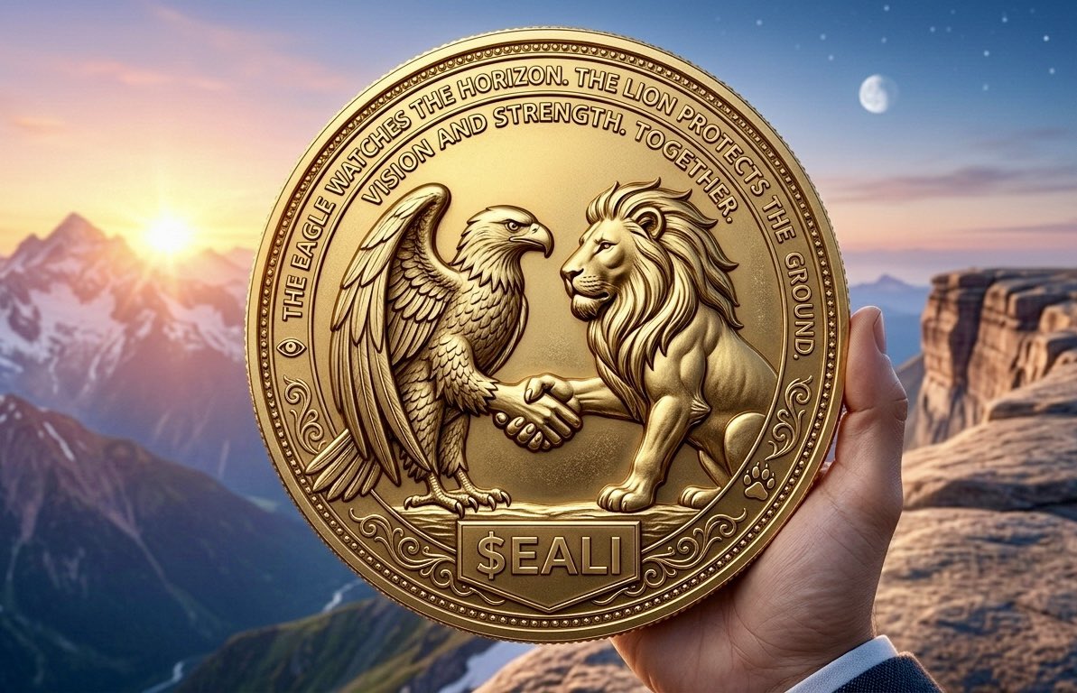 EALICoin's tweet photo. The Eagle watches the horizon.

The Lion protects the ground.

Vision and strength.

Together.

🦅🤝🦁

$EALI https://t.co/6iIJNlf9S8