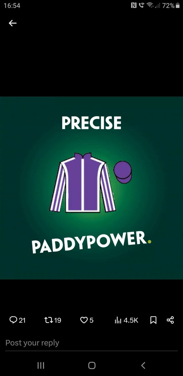 nrober1969's tweet photo. @paddypower https://t.co/4TCjhRP6RJ