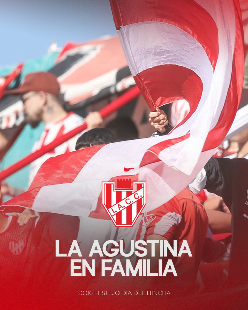 InstitutoACC's tweet photo. ¡𝗖𝗔𝗗𝗔 𝗩𝗘𝗭 𝗠𝗘𝗡𝗢𝗦 𝗣𝗔𝗥𝗔 𝗙𝗘𝗦𝗧𝗘𝗝𝗔𝗥 𝗡𝗨𝗘𝗦𝗧𝗥𝗢 𝗗𝗜́𝗔! 🇦🇹

🏰 Este sábado nos encontramos en La Agustina para vivir una nueva edición del 𝗗𝗶́𝗮 𝗱𝗲𝗹 𝗛𝗶𝗻𝗰𝗵𝗮. 

De 9 a 14 hs habrá actividades para toda la familia: música en vivo, sorteos, regalos y muchas sorpresas 🎁

🏆 También se disputará la 𝗖𝗼𝗽𝗮 𝗚𝗦 𝗕𝗜𝗢 (Primer Mundial Glorioso) con la participación de los equipos de socios que se inscribieron para ser parte de esta experiencia. 

🔥 Además, habrá una venta especial de indumentaria de temporadas anteriores utilizada por el plantel profesional ⚽️

¡Te esperamos para compartir una jornada bien albirroja! ❤️🤍
