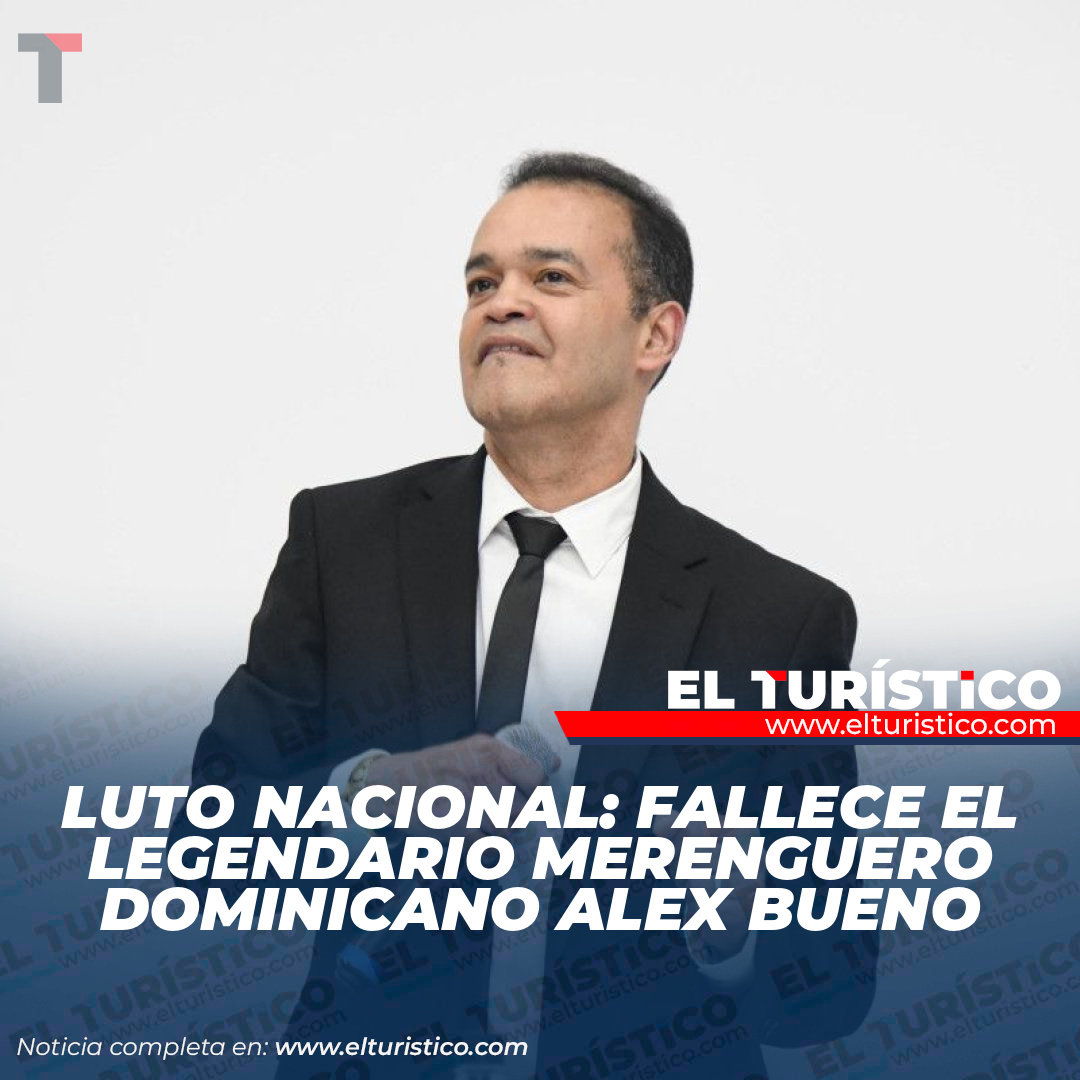 elturisticord's tweet photo. LUTO NACIONAL: FALLECE EL LEGENDARIO MERENGUERO DOMINICANO ALEX BUENO

El merengue pierde a uno de sus hijos predilectos
El ritmo de la tambora y la güira guarda silencio ho...

Lee la noticia completa en nuestro portal.

#AlexBueno #Merengue #LutoNacional #RepublicaDominicana https://t.co/V3x3bWA7hk
