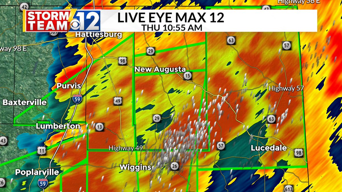 StormTeam12's tweet photo. New Flash Flood Warning until 6/18 5:00PM for Perry. #mswx #wx 

https://t.co/NH5dTq1uq4 https://t.co/KuhooGyLyn