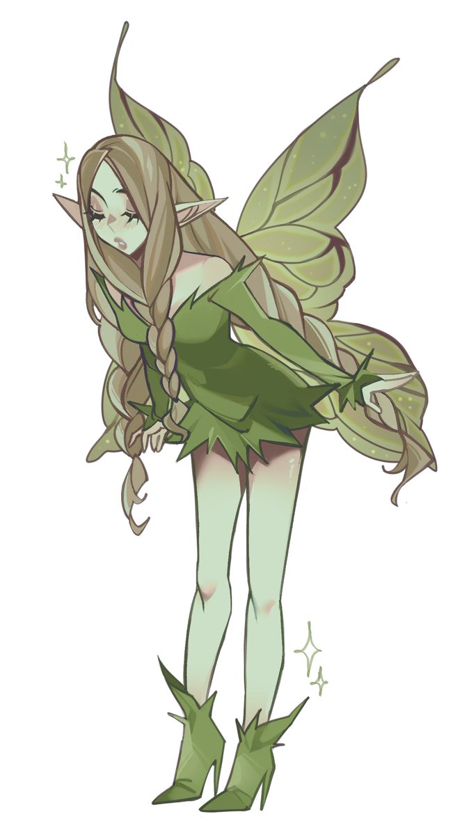 StupidNeko11's tweet photo. so i tried rendering again with my little fairy gal, she still has no name, any suggestions ? https://t.co/3S5JKRorPz