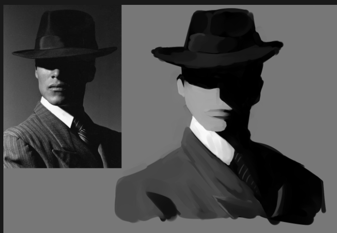 cssammyyarts's tweet photo. b&amp;w art study almost ? https://t.co/lSTw0VQ8KG