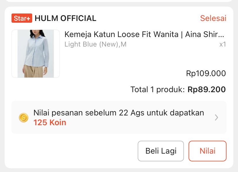 abelambis's tweet photo. WTS KEMEJA KATUN HULM BIRU (LIGHT BLUE) UKURAN M

- 80k (bisa nego)
- baru dipake 1x buat coba ukuran doang ternyata ga muat😞💔
- nnti terima bajunya dah di laundry+setrika yaa amannn bisa langsung pake🫰🏻
- bisa co shopee (📍cod only surabaya)

#zonauang #wts #wtb #kemeja https://t.co/nczDtCA4Nk