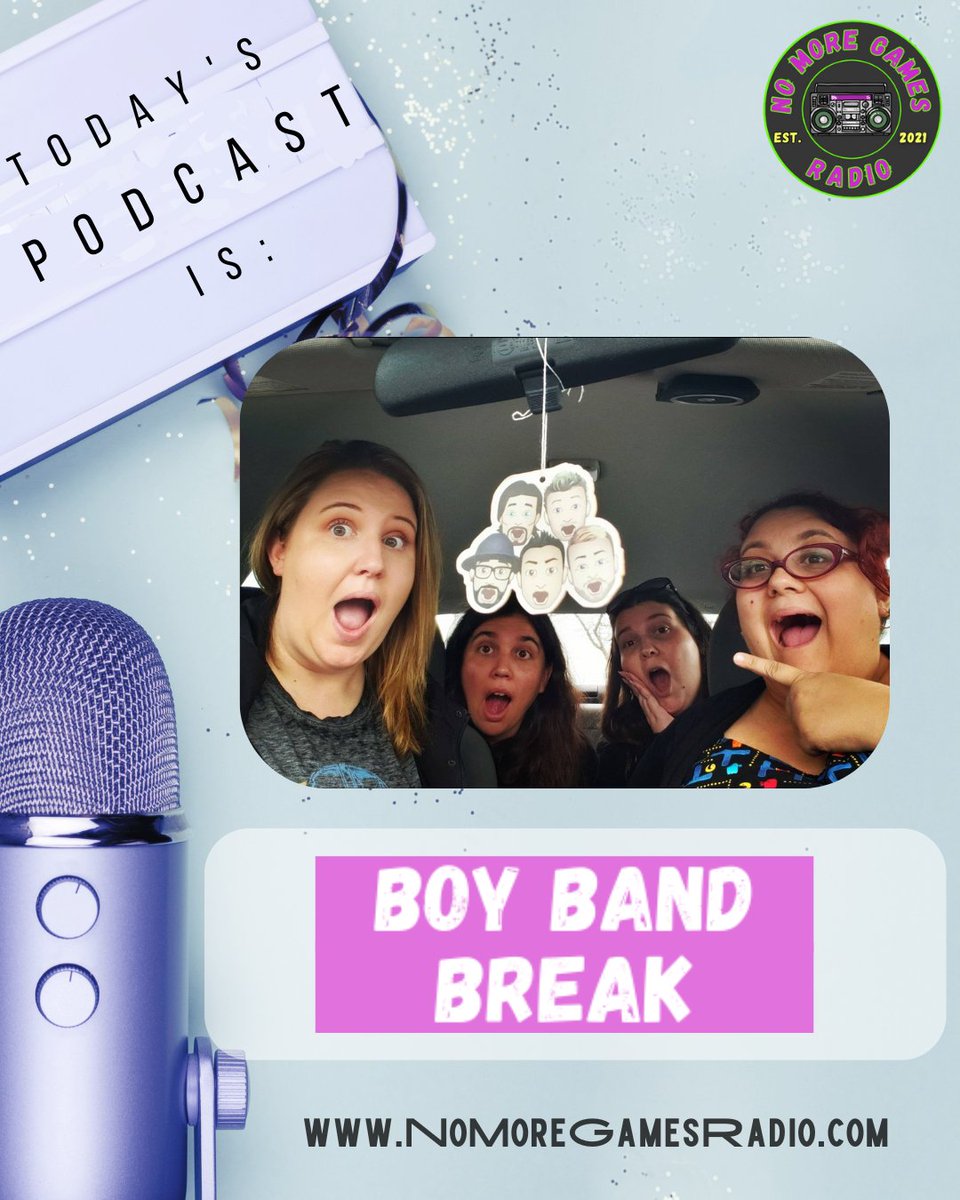 NoMorGamesRadio's tweet photo. Tune in at 2 PM est for the @boybandbreak podcast! These girls are so fun!

https://t.co/83QjxCejui

#WeGiveMusicalHugs #nkotb #BHLove #blockheads #boybands #music #radio #top40 #CharmSomeHearts #WeAreAnExperience #BlockNationStation https://t.co/TjRgj8Pz42