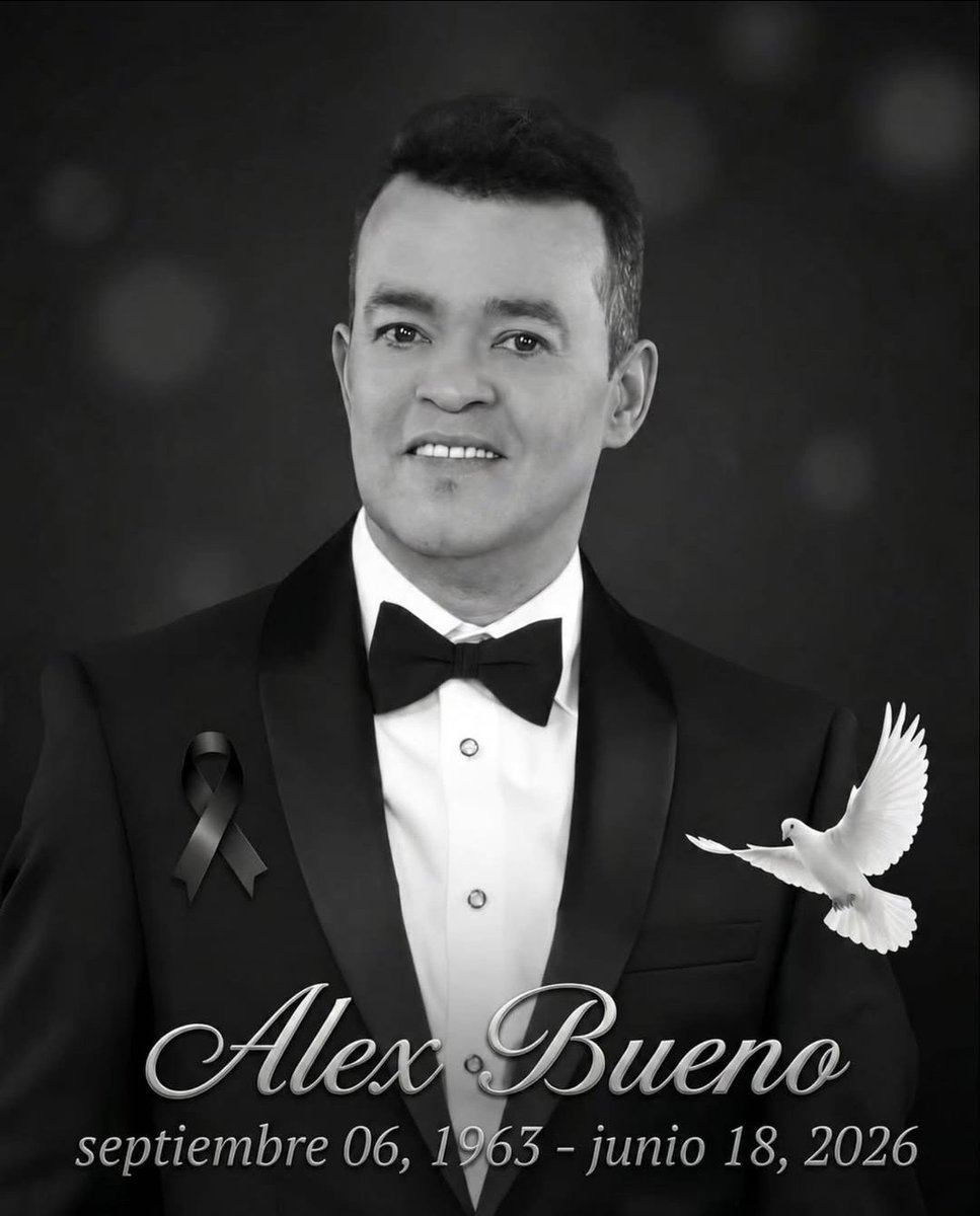 TuCanalDeRedes's tweet photo. Adiós al cantante más afinado en todos los géneros musicales. Dios te acoja en el cielo Alex. https://t.co/44JSReUJbu