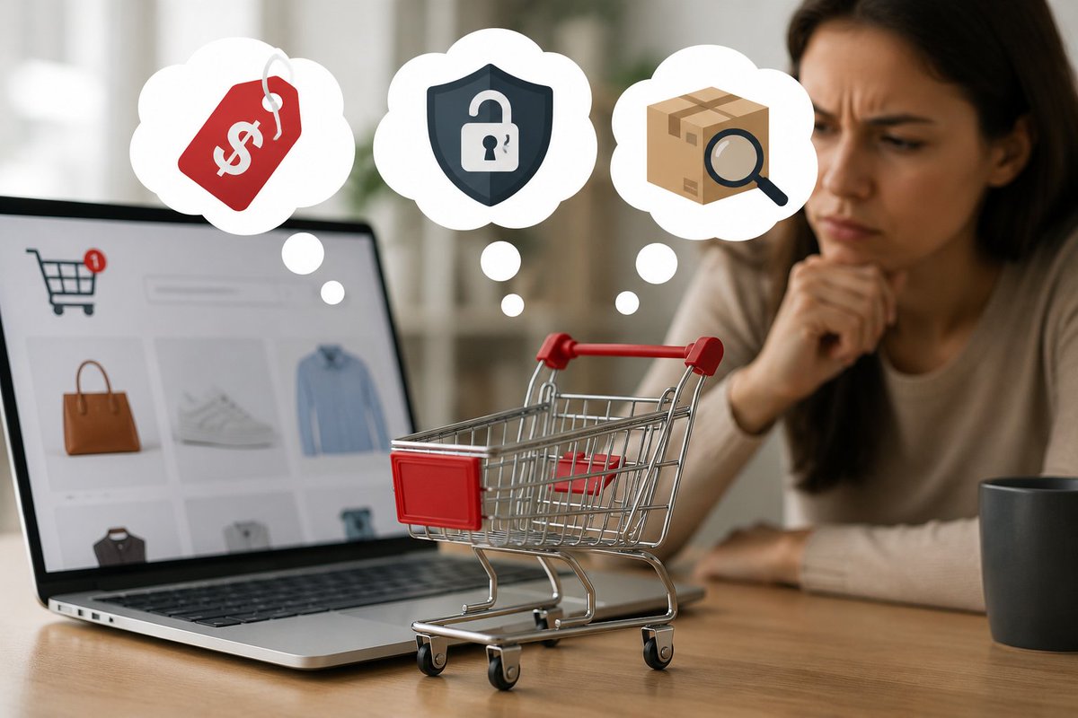 SonicSEO's tweet photo. Ecommerce checkout abandonment happens for all sorts of reasons. Along with difficulty navigating the checkout page, some shoppers may have concerns about pricing or lack confidence in the product. #onlinebusiness #marketingstrategy https://t.co/GKIpacRnXj