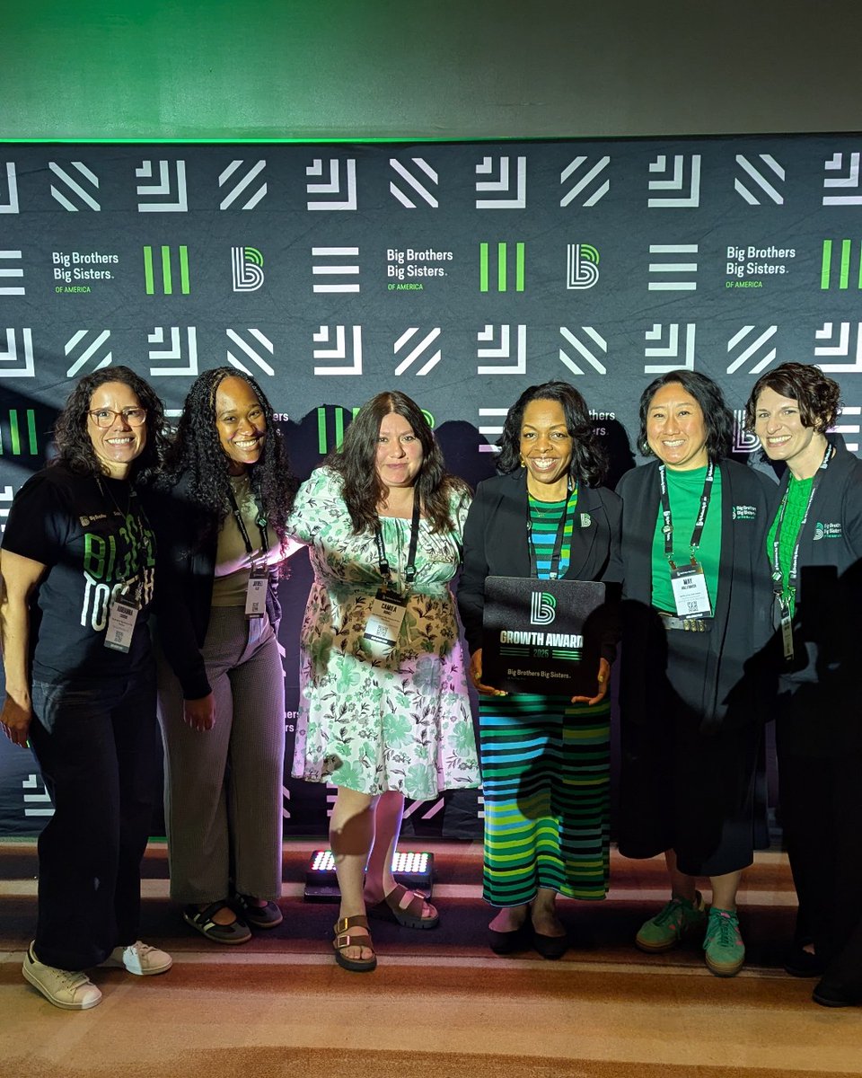 bbbsbayarea's tweet photo. Big Dreams, Bigger Vision ✨ Our team is thrilled to be gathering with our Big Brothers Big Sisters peers in Atlanta this week! We were honored to receive another Growth Award for our work in the Bay Area. 🤝Stay tuned for an extra special BIG surprise! #BigDreams #BiggerTogether https://t.co/qfSOb9E6mi