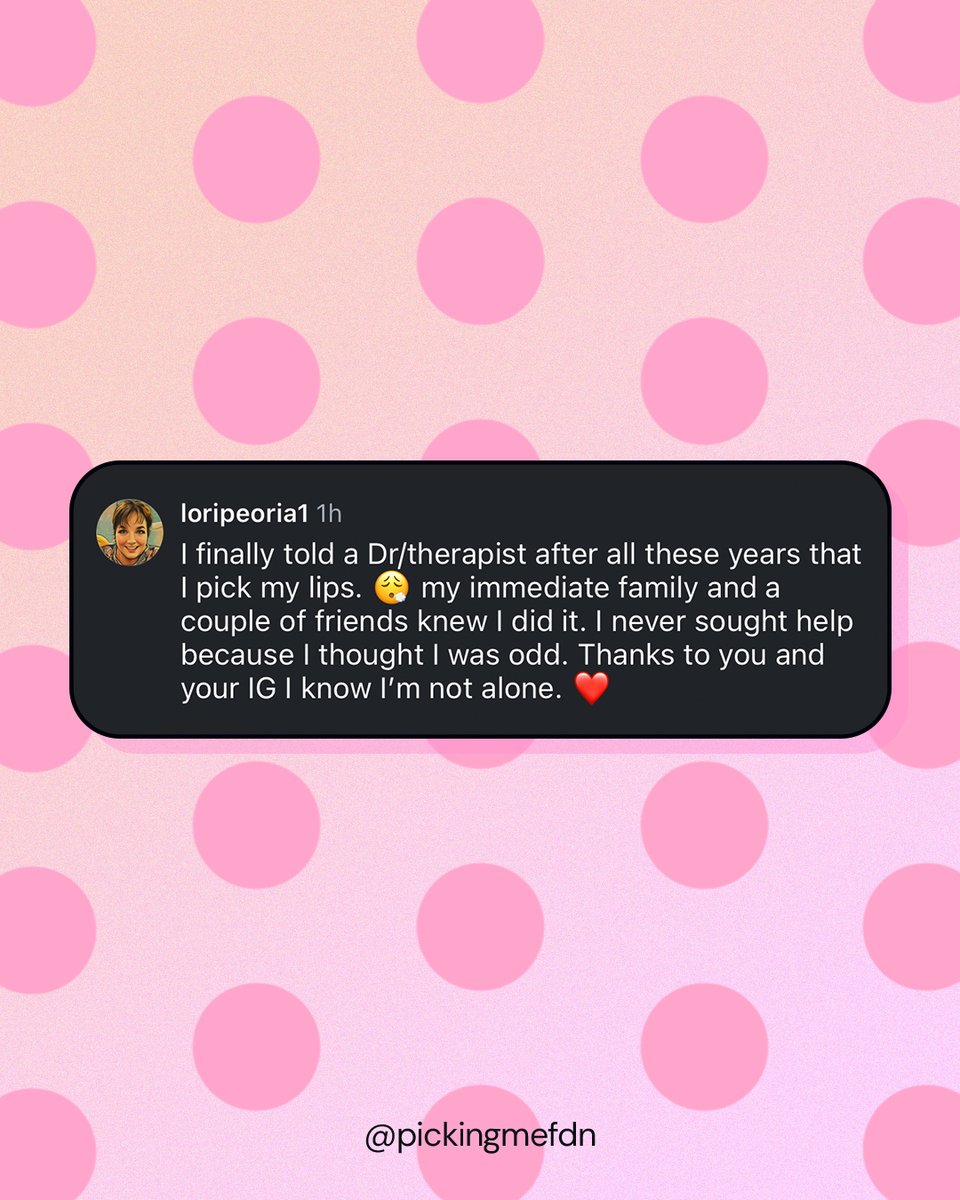 PickingMeFdn's tweet photo. We love hearing from our community!

Join the convo below by commenting your latest #SkinPicking management mini-win, a recent fidget you've been enjoying, or just anything you'd like to share.

We're louder together fam! https://t.co/VEfNAnweQo