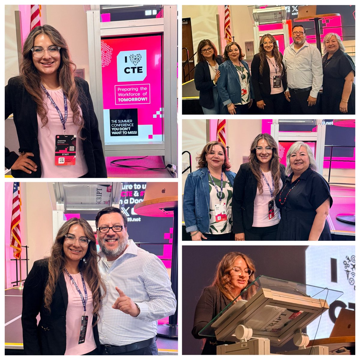 MLopez_TISD's tweet photo. 🐾Tornillo is super proud of our very own, Mrs. Joanna Hernandez!  Master of Ceremonies at Region 19’s CTE Summer Conference!!#TISDProud https://t.co/gEuO1cebCu