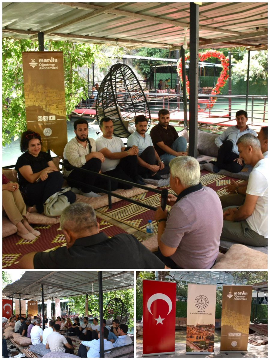 Meb_Akademi47's tweet photo. Öğretmen Akademileri kapanış programı @nusaybin_mem ev sahipliğinde Beyazsu mesire alanında gerçekleştirildi.

İl Millî Eğitim Müdürümüz Sayın @ali_eyyupkoca 'nın katılımlarıyla gerçekleştirilen programda Nusaybin Tarihi ve Kültürü konuşuldu.

Emeği geçenlere teşekkür ediyoruz. https://t.co/nBkcrqmv4X