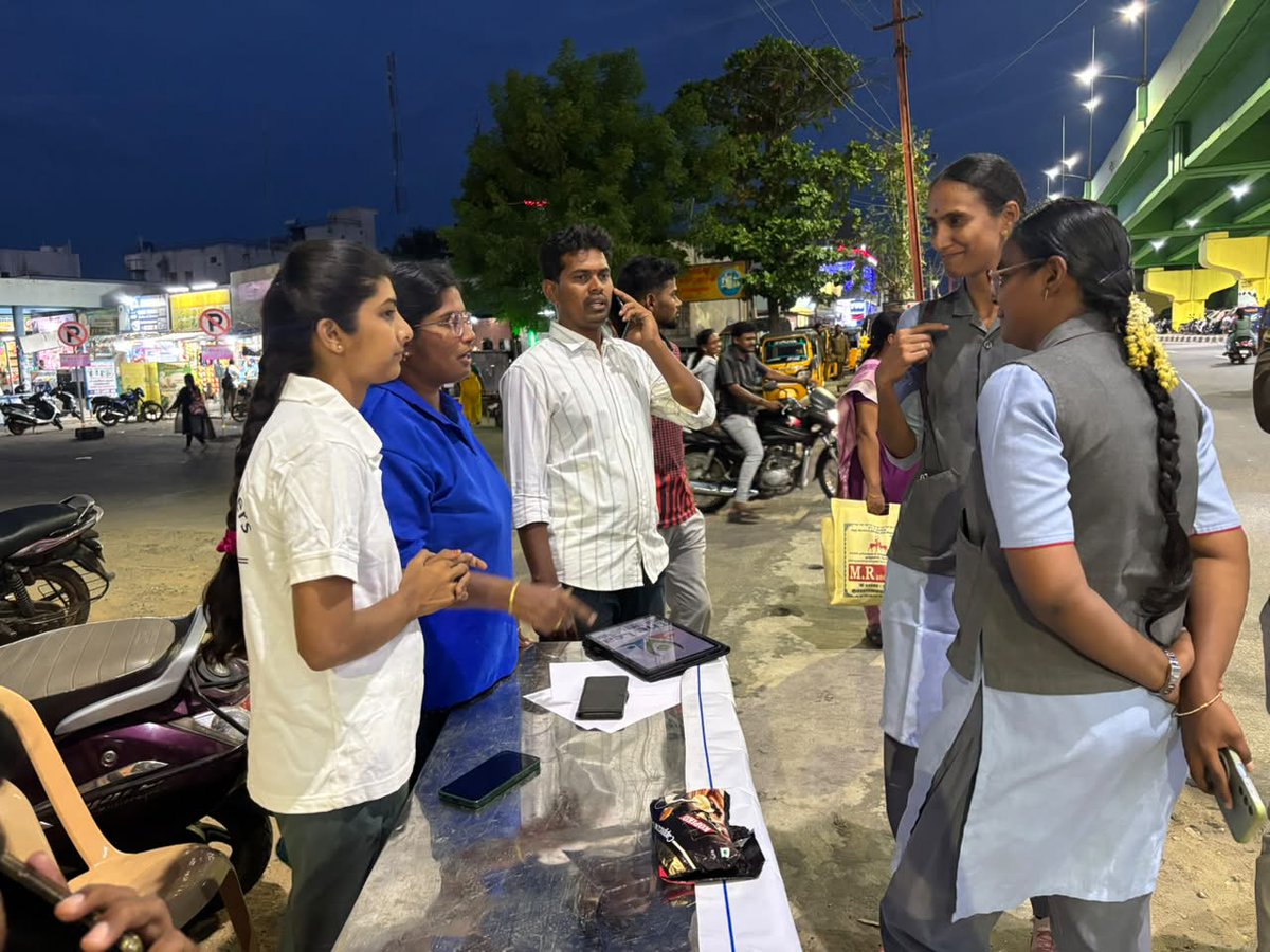 Gowthamaraja_E's tweet photo. As part of the mission to enroll 50 lakh members into the @WTLFoundation , we conducted a membership drive at Dharapuram Bus Stand today.

The response was encouraging. Many people already knew about the movement, had watched Annamalai's videos, and were aware of the work being done.

But the biggest takeaway wasn't the registrations.

A woman approached us and said she had seen our stall the previous day too, but hesitated to come near because it was staffed only by men. She told us that if there had been a woman volunteer, she would have felt comfortable asking about the movement and joining earlier.

That one conversation taught us an important lesson.

If we want to build a true grassroots movement, women must not just be members but also active volunteers and representatives on the ground. Their presence helps many more women participate confidently.

Every membership drive helps grow the movement. Today's drive helped us grow our understanding.

----------------------------------------------------------

@WTLFoundation-இல் 50 லட்சம் உறுப்பினர்களைச் சேர்க்கும் இயக்கத்தின் ஒரு பகுதியாக, இன்று தாராபுரம் பேருந்து நிலையத்தில் உறுப்பினர் சேர்க்கை முகாம் நடத்தினோம்.

மக்களின் வரவேற்பு ஊக்கமளிப்பதாக இருந்தது. பலருக்கு இந்த இயக்கத்தைப் பற்றி ஏற்கனவே தெரிந்திருந்தது, அண்ணாமலை அவர்களின் வீடியோக்களைப் பார்த்திருந்தனர், மேலும் இங்கு செய்யப்படும் பணிகளைப் பற்றியும் அறிந்திருந்தனர்.

ஆனால், இந்த முகாமின் மிகப்பெரிய பாடம் வெறும் பதிவுகள் (registrations) மட்டுமல்ல.

ஒரு பெண்மணி எங்களை அணுகி, முந்தைய நாளும் எங்களது ஸ்டாலைப் பார்த்ததாகக் கூறினார். ஆனால் அங்கிருந்தவர்கள் அனைவரும் ஆண்கள் என்பதால் அருகில் வர அவர் தயங்கியுள்ளார். ஒரு பெண் தன்னார்வலர் (volunteer) அங்கிருந்திருந்தால், இயக்கத்தைப் பற்றிக் கேட்டுத் தெரிந்துகொண்டு, முன்னரே சேர்ந்திருப்பேன் என்று அவர் எங்களிடம் கூறினார்.

அந்த ஒரு உரையாடல் எங்களுக்கு ஒரு முக்கியமான பாடத்தைக் கற்றுக்கொடுத்தது.

நாம் உண்மையிலேயே அடிமட்ட அளவிலான (grassroots) ஒரு இயக்கத்தைக் கட்டியெழுப்ப விரும்பினால், பெண்கள் வெறும் உறுப்பினர்களாக மட்டும் இருக்கக் கூடாது; களத்தில் தீவிரமாகச் செயல்படும் தன்னார்வலர்களாகவும் பிரதிநிதிகளாகவும் இருக்க வேண்டும். அவர்களின் இருப்பு இன்னும் பல பெண்கள் நம்பிக்கையுடன் பங்கேற்க உதவும்.

ஒவ்வொரு உறுப்பினர் சேர்க்கை முகாமும் இயக்கத்தை வளர்க்க உதவுகிறது. இன்றைய முகாமோ, எங்களின் புரிதலை வளர்த்துக்கொள்ள உதவியது.

@annamalai_k

#WeTheLeaders #WTLFoundation #Dharapuram #GrassrootsPolitics #MembershipDrive #VolunteerPower #NoCultPolitics #Annamalai